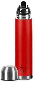 Pigeon Stark Plus 1000Ml Therminox Double Walled Insulated Bottle, Hot & Cold Thermo Flask, Red | Leak Proof | Easy to Carry | Office Bottle | Travel Bottle | Gym Bottle