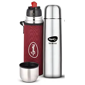 Pigeon by Stovekraft Bullet Stainless Steel Vaccum Insulated Flask for Hot and Cold (1000 ml)