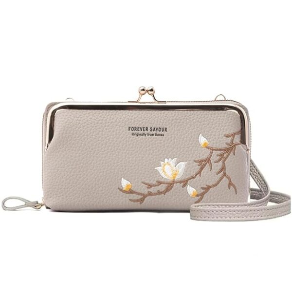 LIKE STYLE PU Women's Sling Bag With Quilted Detail