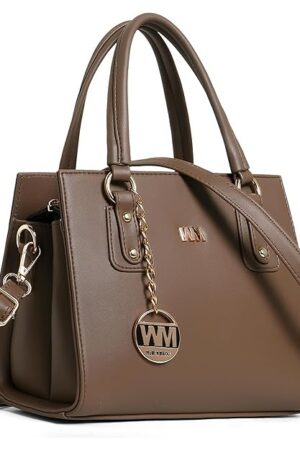 WOMEN MARKS® Texture Plain Hand/Sling Bag with Detachable Shoulder for Girls/Women