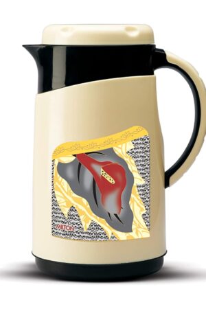 Milton Viva Tuff 1000 Water Jug, PU Insulated Inner Stainless Steel Hot & Cold Jug, BPA Free, Leak Proof, 1 Litre, Black, Ideal for Tea, Coffee, Water, Hot Beverages